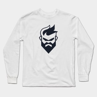 bearded man gamer Long Sleeve T-Shirt